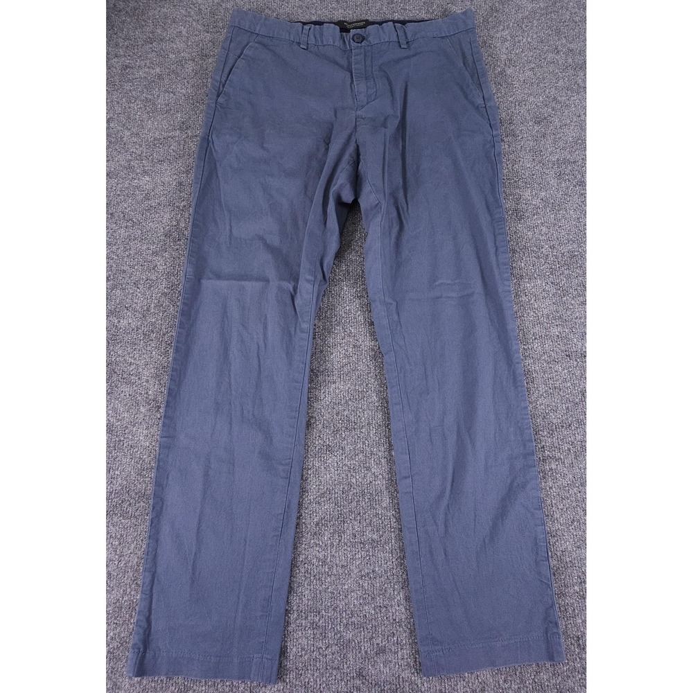 Scotch & Soda Pants Mens‎ 31x32 Blue Mott Chino Casual Amsterdam Couture Modern